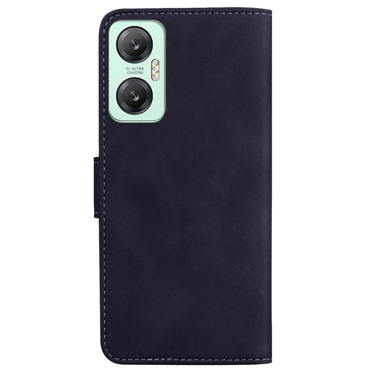 For Infinix Hot 20 5G Skin Feel Pure Color Flip Leather Phone Case