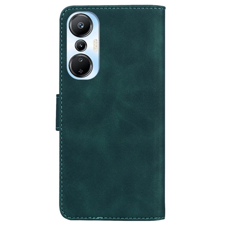 For Infinix Hot 20s Skin Feel Pure Color Flip Leather Phone Case