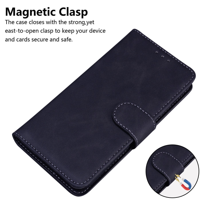 For Infinix Hot 20s Skin Feel Pure Color Flip Leather Phone Case