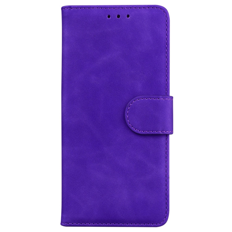 For Tecno Pova 4 Skin Feel Pure Color Flip Leather Phone Case