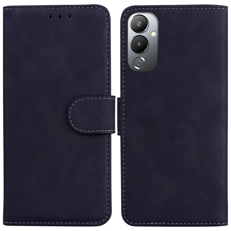 For Tecno Pova 4 Skin Feel Pure Color Flip Leather Phone Case