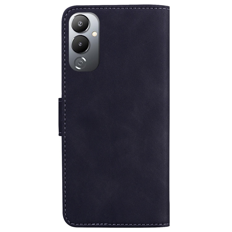 For Tecno Pova 4 Skin Feel Pure Color Flip Leather Phone Case
