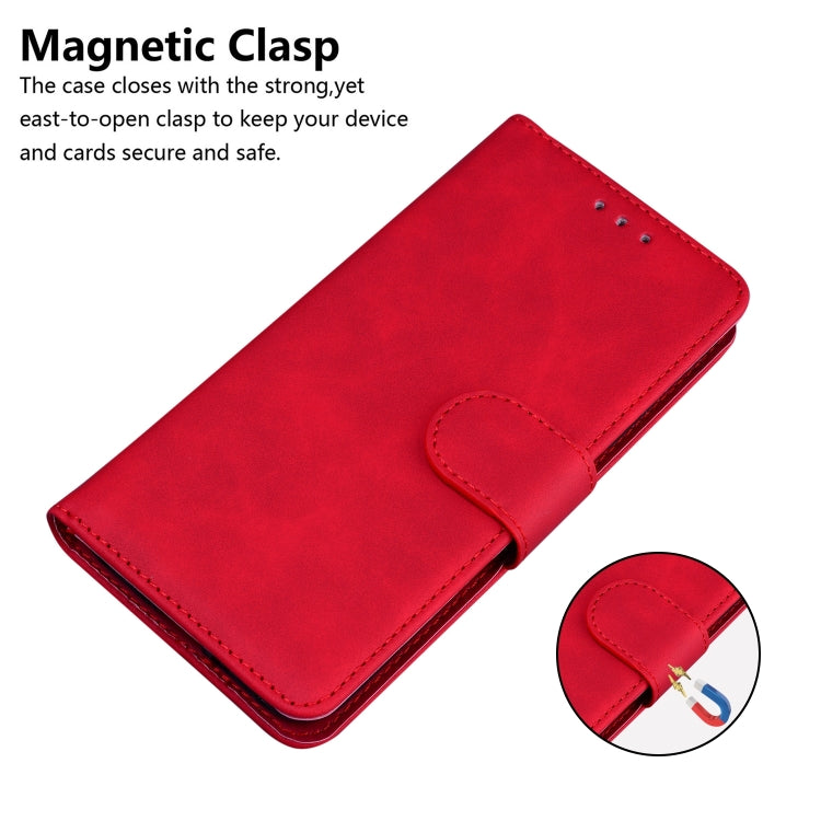 For Tecno Pova 4 Skin Feel Pure Color Flip Leather Phone Case