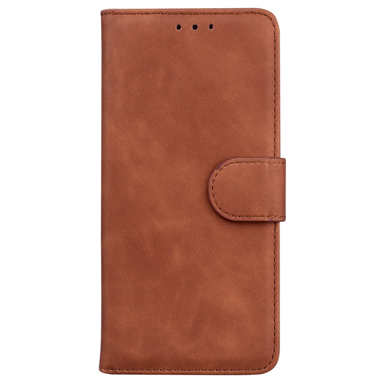 For Tecno Pova 4 Skin Feel Pure Color Flip Leather Phone Case