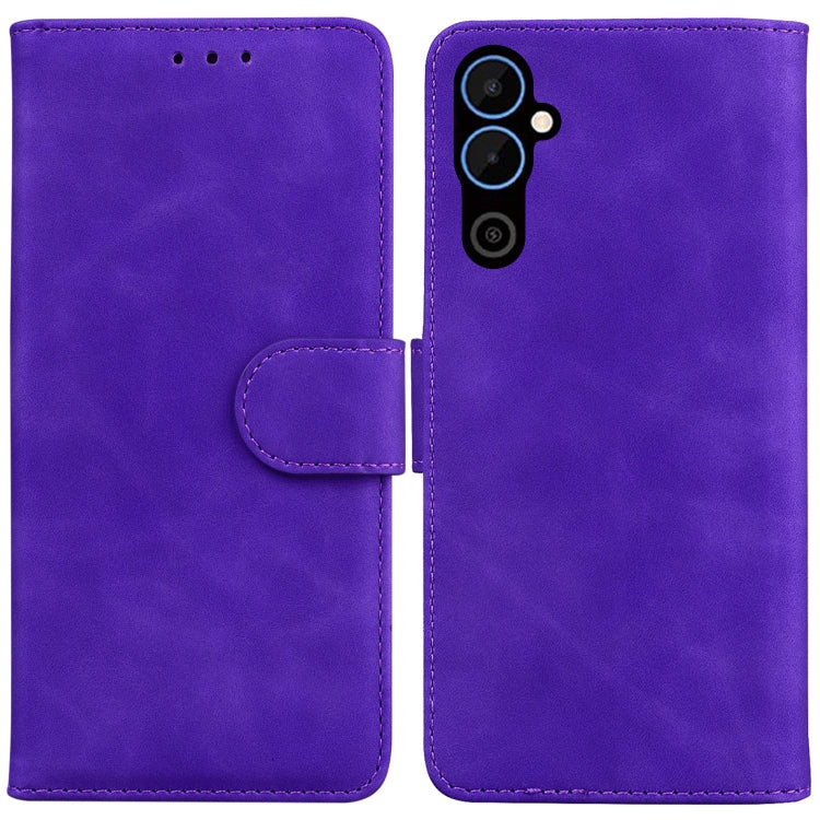 For Tecno Pova Neo 2 Skin Feel Pure Color Flip Leather Phone Case
