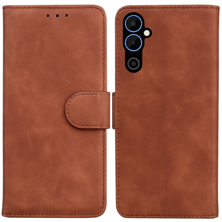 For Tecno Pova Neo 2 Skin Feel Pure Color Flip Leather Phone Case
