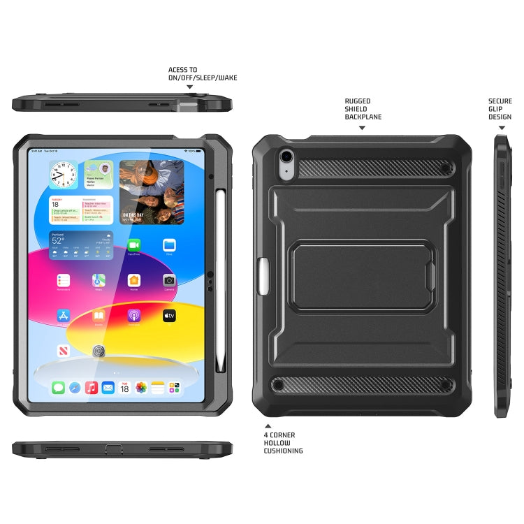For iPad Air 4 2020/Air 5 2022 10.9 Explorer Tablet Protective Case with Pen Slot