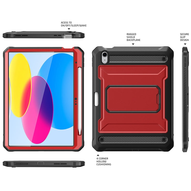 For iPad Air 4 2020/Air 5 2022 10.9 Explorer Tablet Protective Case with Pen Slot