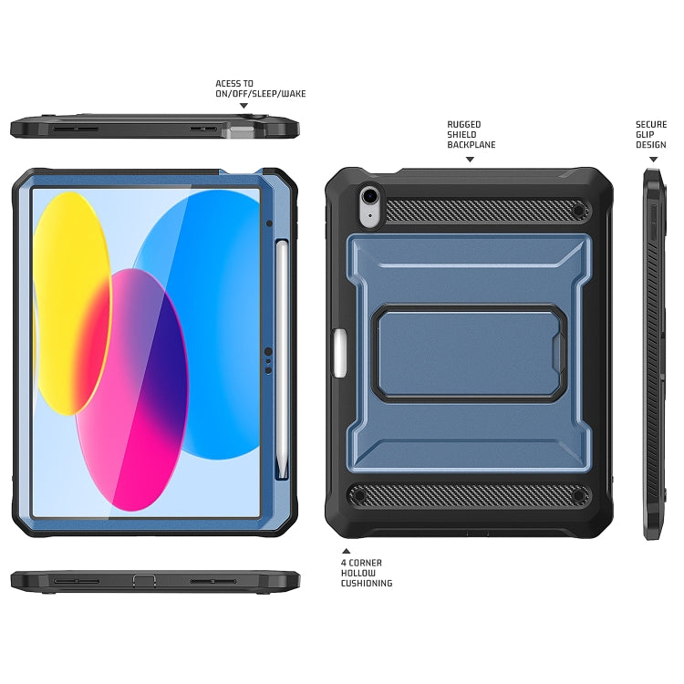 For iPad Air 4 2020/Air 5 2022 10.9 Explorer Tablet Protective Case with Pen Slot