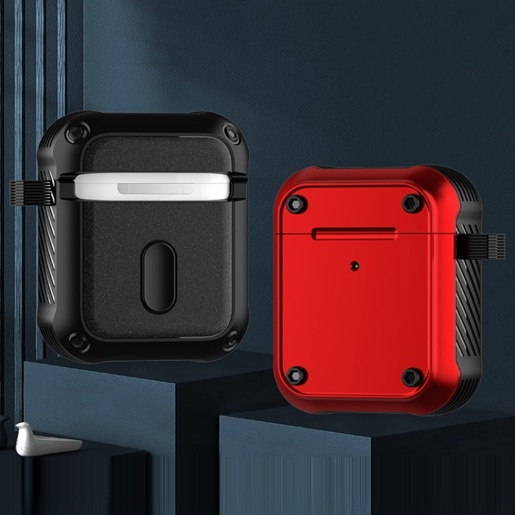 For AirPods 1 / 2 Wing TPU + PC Shockproof Earphone Protective Case