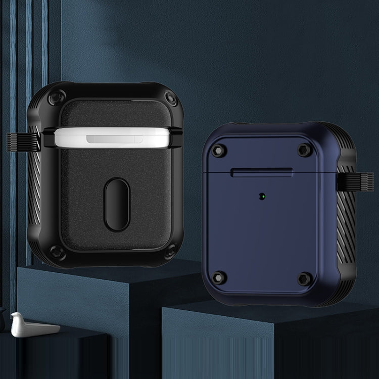 For AirPods 1 / 2 Wing TPU + PC Shockproof Earphone Protective Case