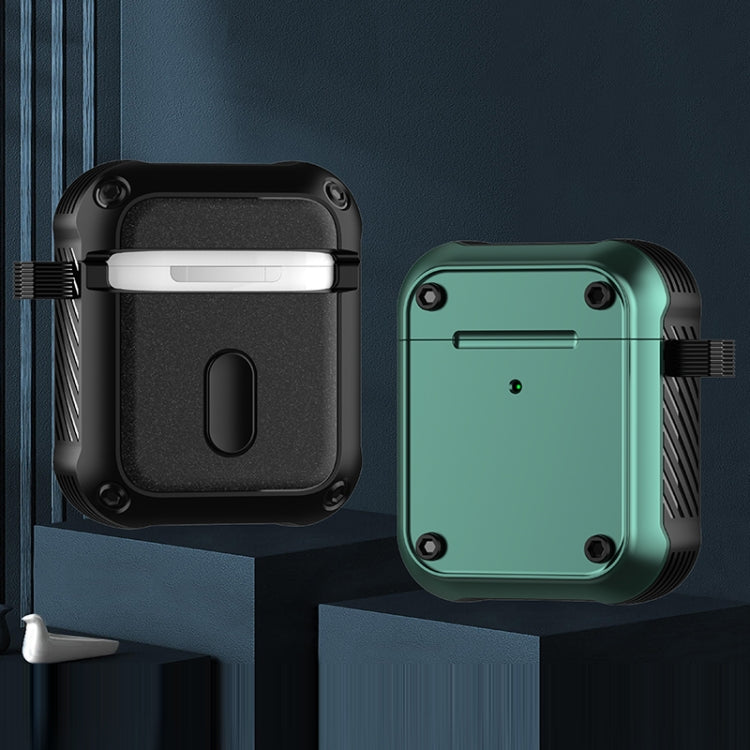 For AirPods 1 / 2 Wing TPU + PC Shockproof Earphone Protective Case