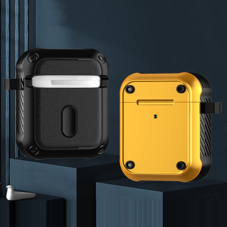 For AirPods 1 / 2 Wing TPU + PC Shockproof Earphone Protective Case