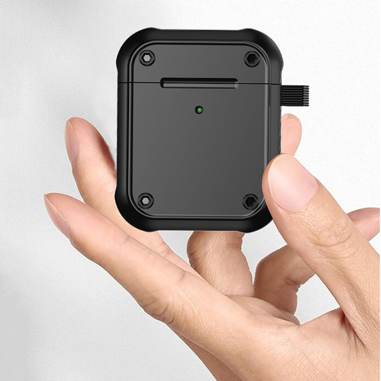 For AirPods 1 / 2 Wing TPU + PC Shockproof Earphone Protective Case