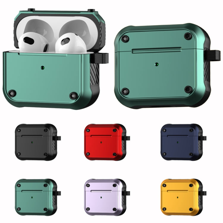 For  AirPods 3 Wing TPU + PC Shockproof Earphone Protective Case