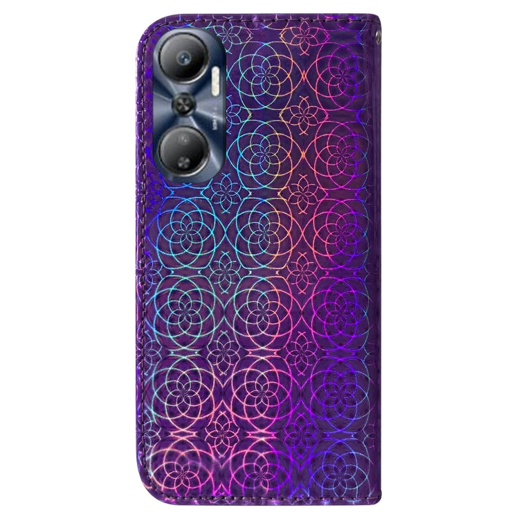 For Infinix Hot 20 Colorful Magnetic Buckle Leather Phone Case