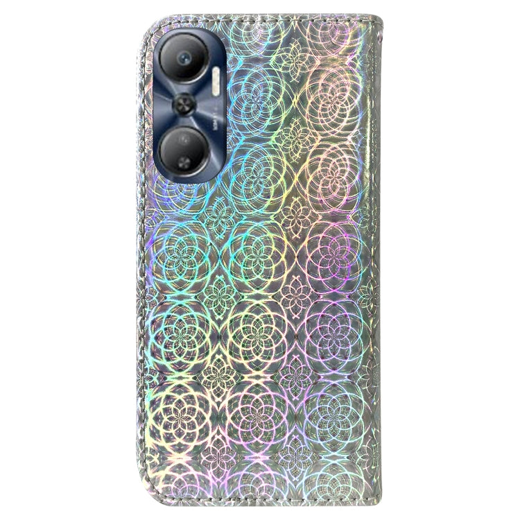For Infinix Hot 20 Colorful Magnetic Buckle Leather Phone Case