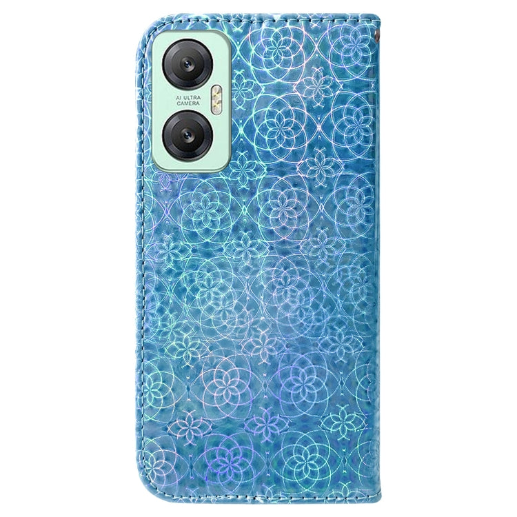 For Infinix Hot 20 5G Colorful Magnetic Buckle Leather Phone Case