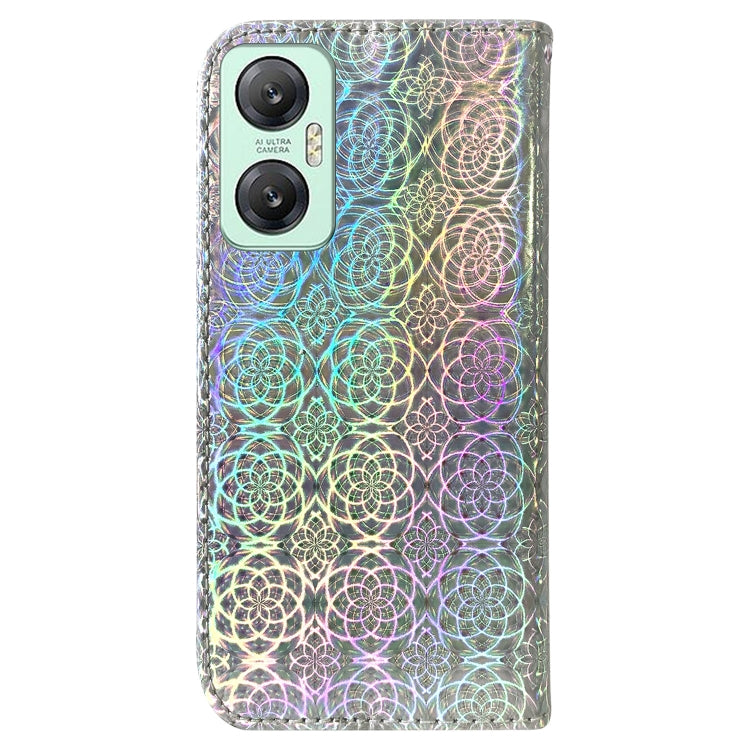 For Infinix Hot 20 5G Colorful Magnetic Buckle Leather Phone Case