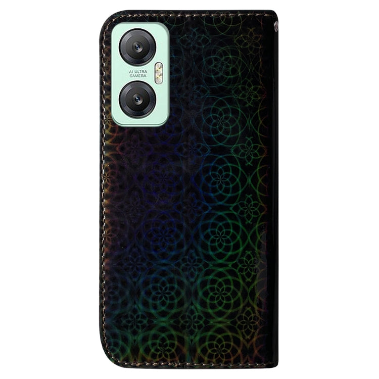 For Infinix Hot 20 5G Colorful Magnetic Buckle Leather Phone Case