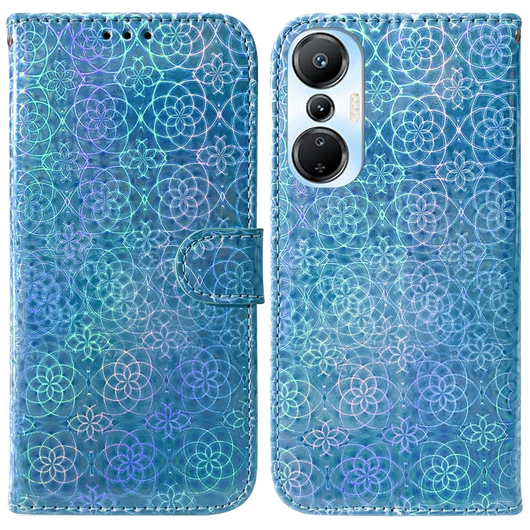 For Infinix Hot 20s Colorful Magnetic Buckle Leather Phone Case