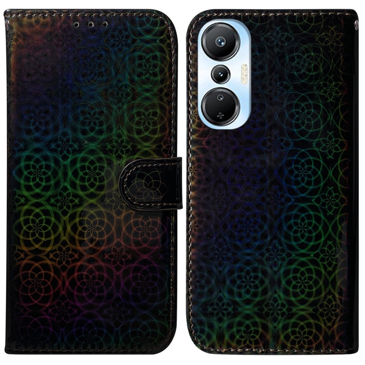 For Infinix Hot 20s Colorful Magnetic Buckle Leather Phone Case