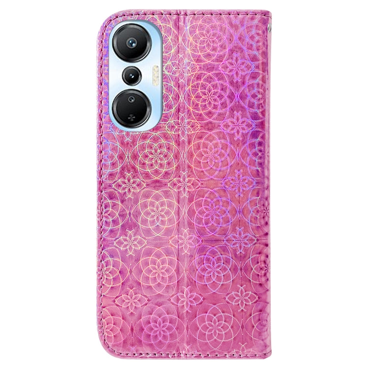 For Infinix Hot 20s Colorful Magnetic Buckle Leather Phone Case
