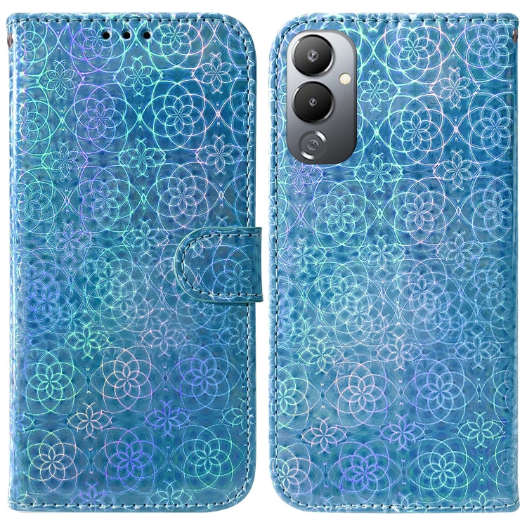 For Tecno Pova 4 Colorful Magnetic Buckle Leather Phone Case