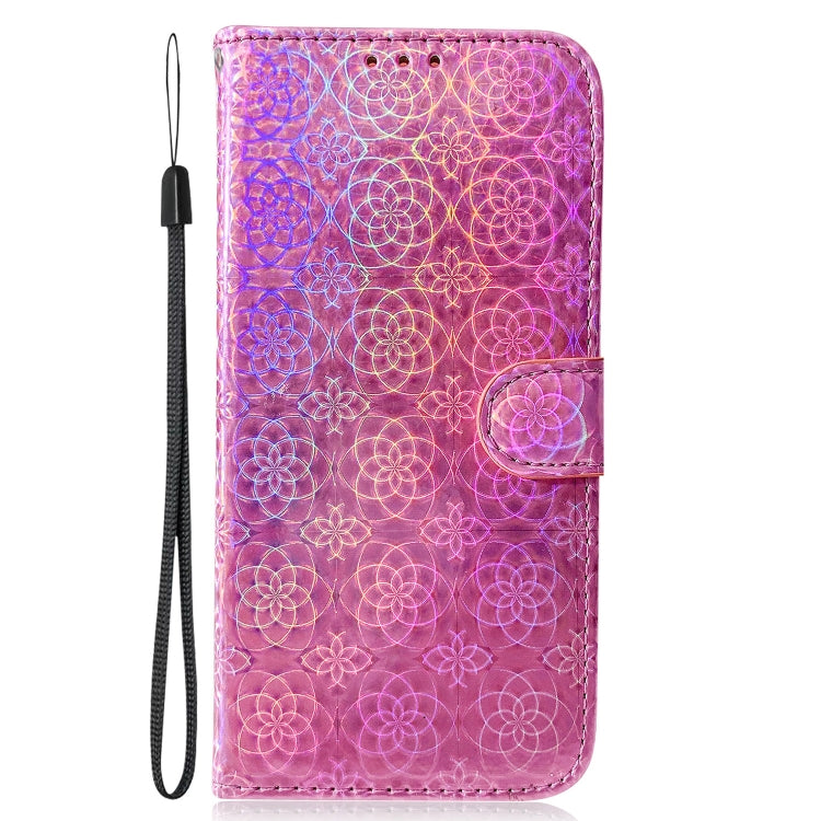 For Tecno Pova 4 Colorful Magnetic Buckle Leather Phone Case