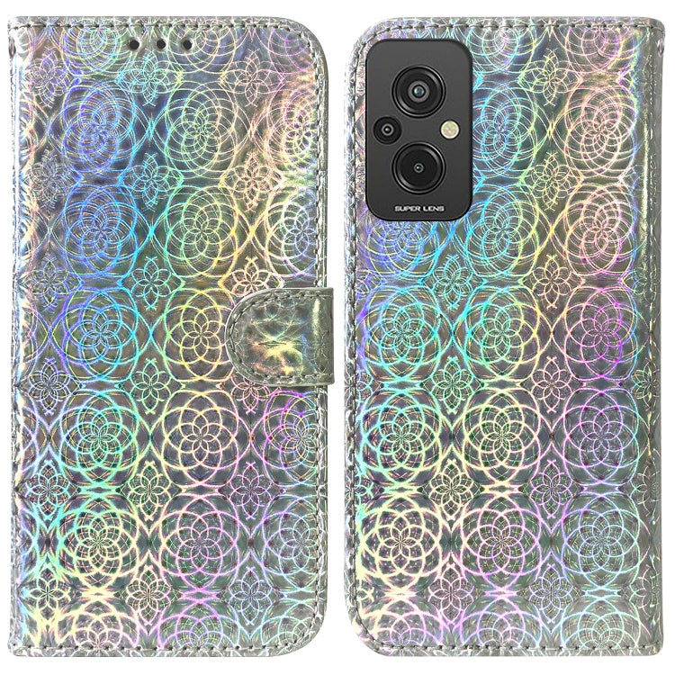 For Xiaomi Redmi 11 Prime 4G Colorful Magnetic Buckle Leather Phone Case