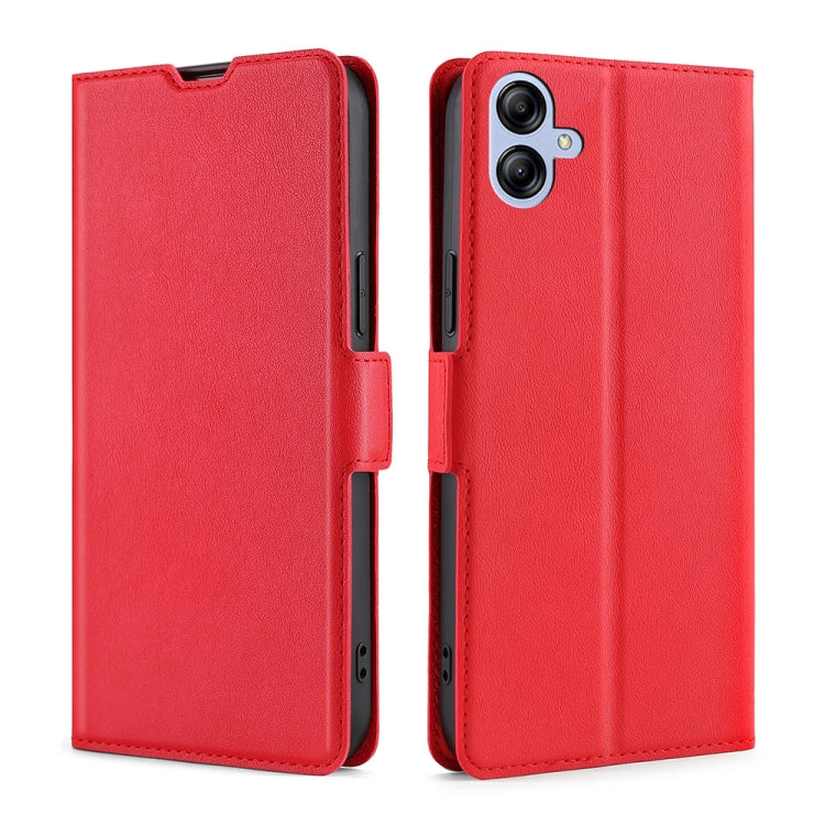 For Samsung Galaxy A04E Ultra-thin Voltage Side Buckle Horizontal Flip Leather Phone Case