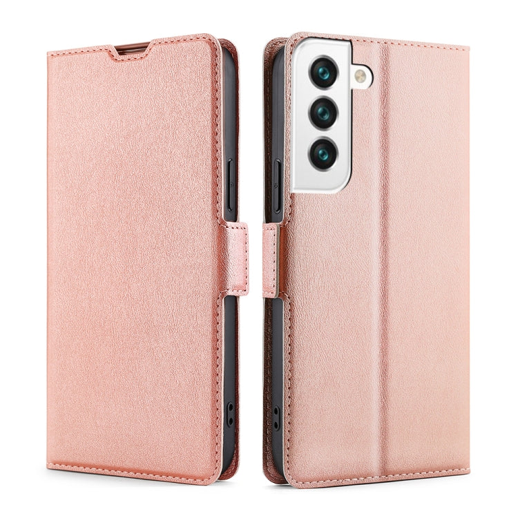 For Samsung Galaxy S23+ 5G Ultra-thin Voltage Side Buckle Horizontal Flip Leather Phone Case