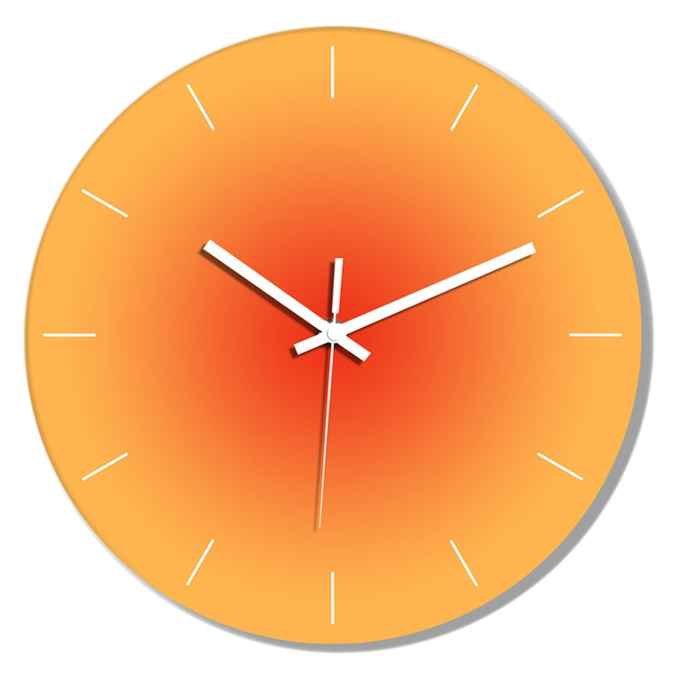 TM9181 12 inches Sunset Gradient Color Home Decoration Silent Wall Clock