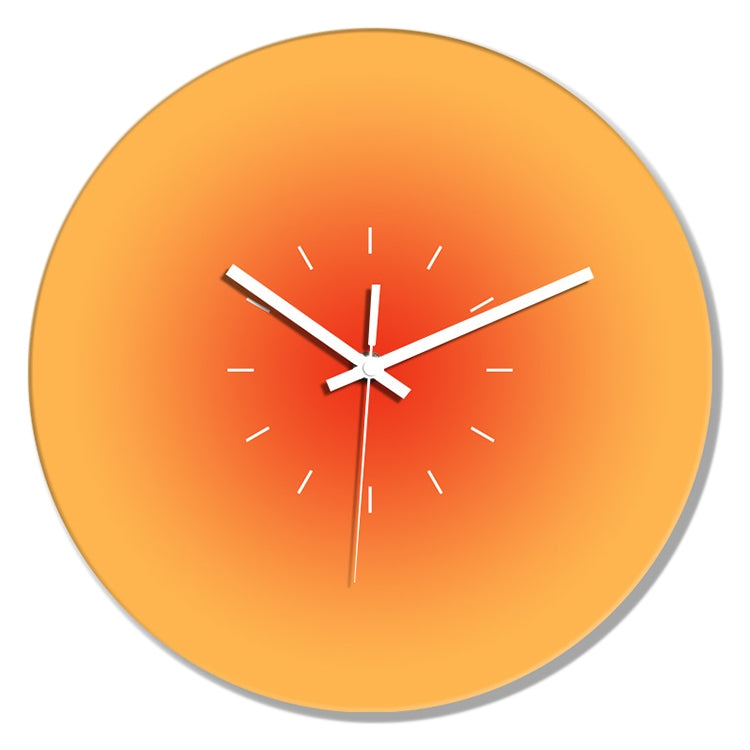TM9181-6 12 inches Sunset Gradient Color Home Decoration Silent Wall Clock