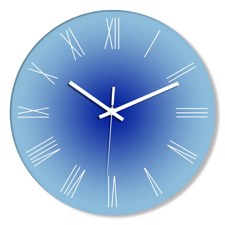 TM9180-3 12 inches Solid Color Gradient Home Decoration Silent Wall Clock