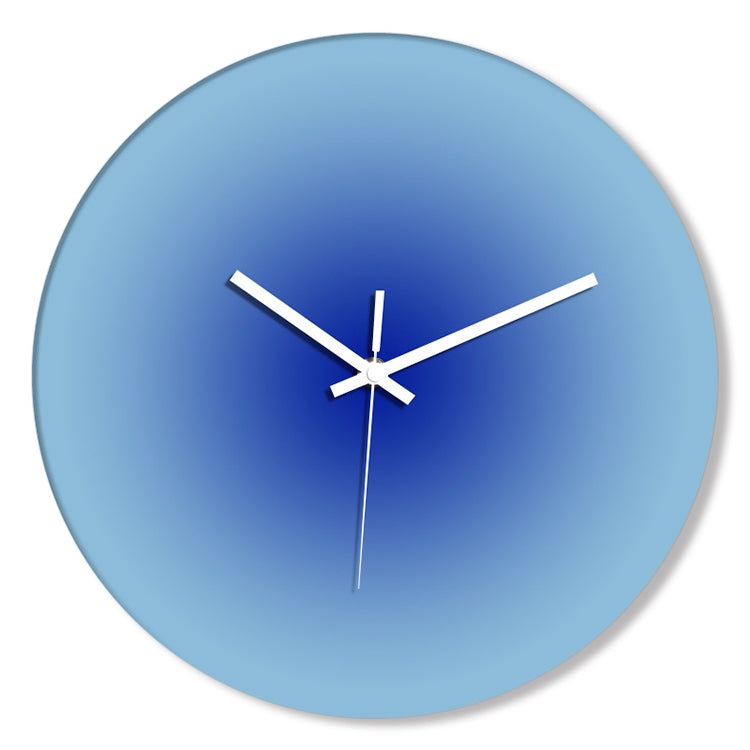 TM9180-5 12 inches Solid Color Gradient Home Decoration Silent Wall Clock