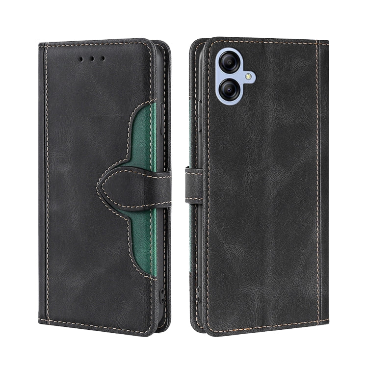 For Samsung Galaxy A04E Skin Feel Magnetic Buckle Leather Phone Case