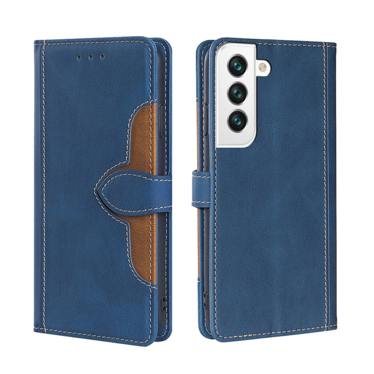For Samsung Galaxy S23+ 5G Skin Feel Magnetic Buckle Leather Phone Case