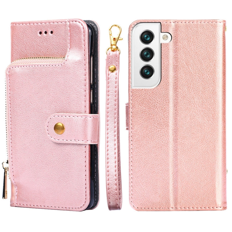 For Samsung Galaxy S23+ 5G Zipper Bag Leather Phone Case
