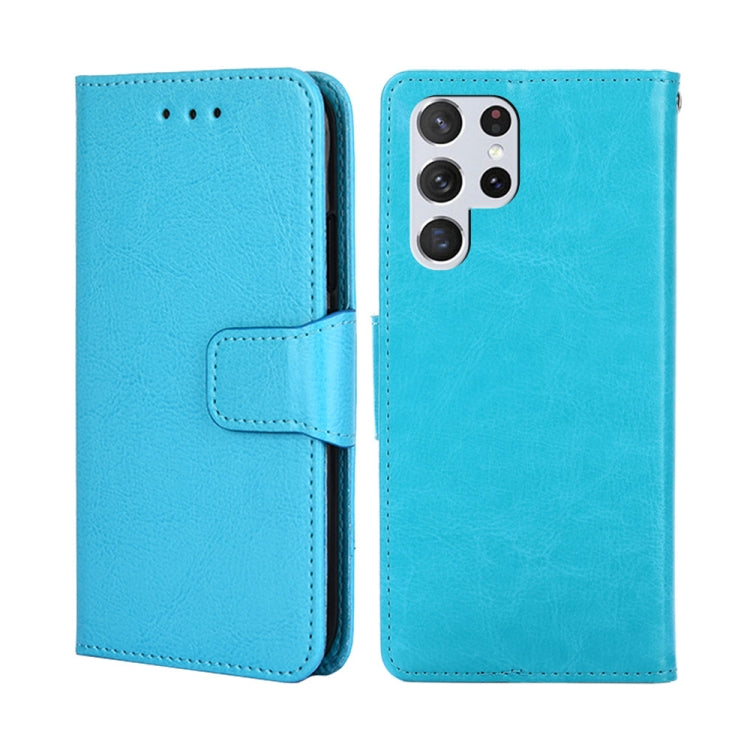 For Samsung Galaxy S23 Ultra 5G Crystal Texture Leather Phone Case