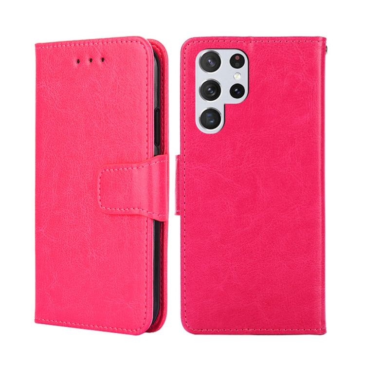 For Samsung Galaxy S23 Ultra 5G Crystal Texture Leather Phone Case