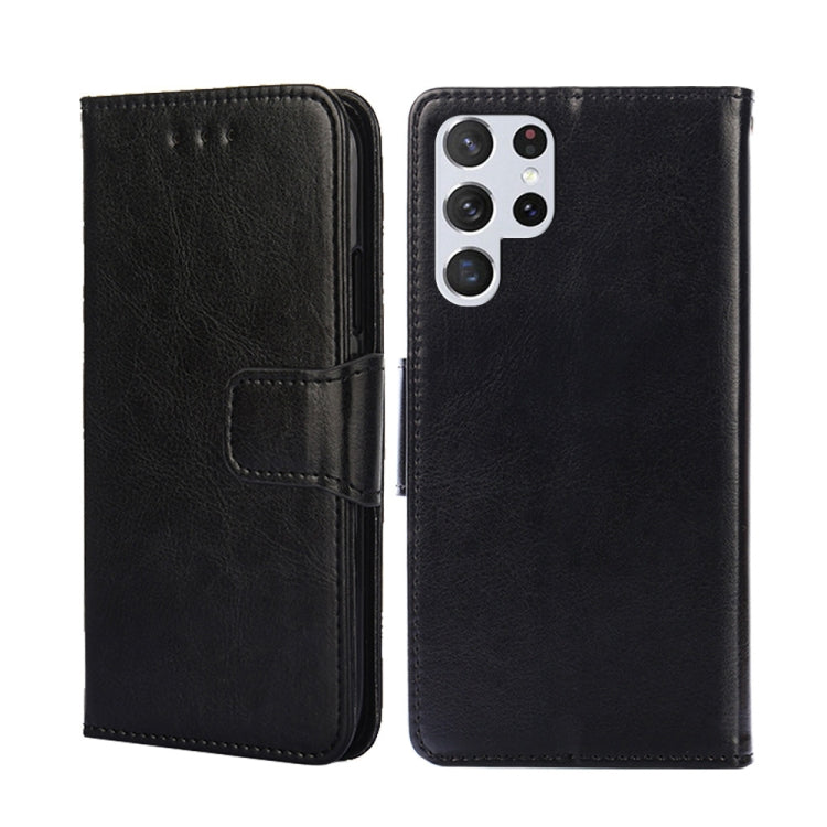 For Samsung Galaxy S23 Ultra 5G Crystal Texture Leather Phone Case
