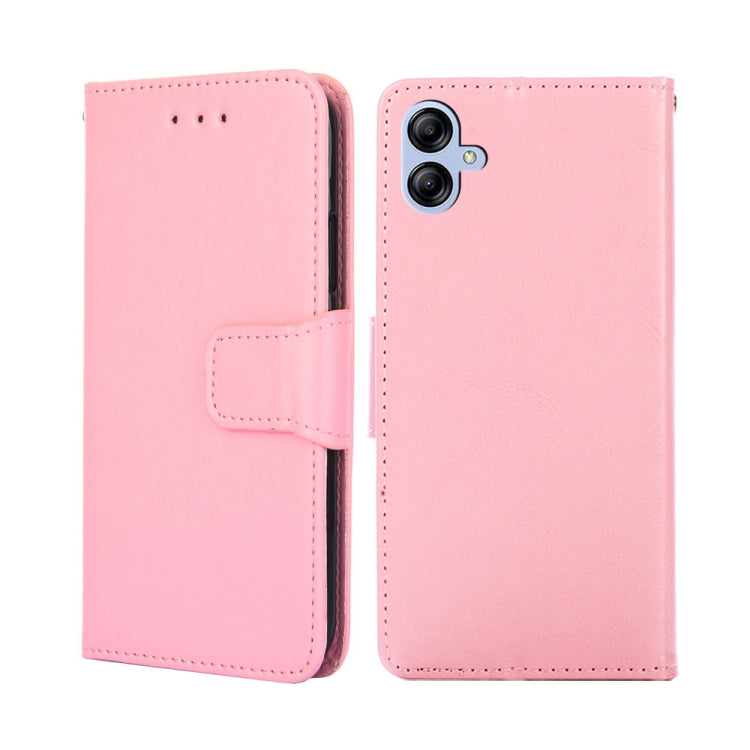 For Samsung Galaxy A04E Crystal Texture Leather Phone Case