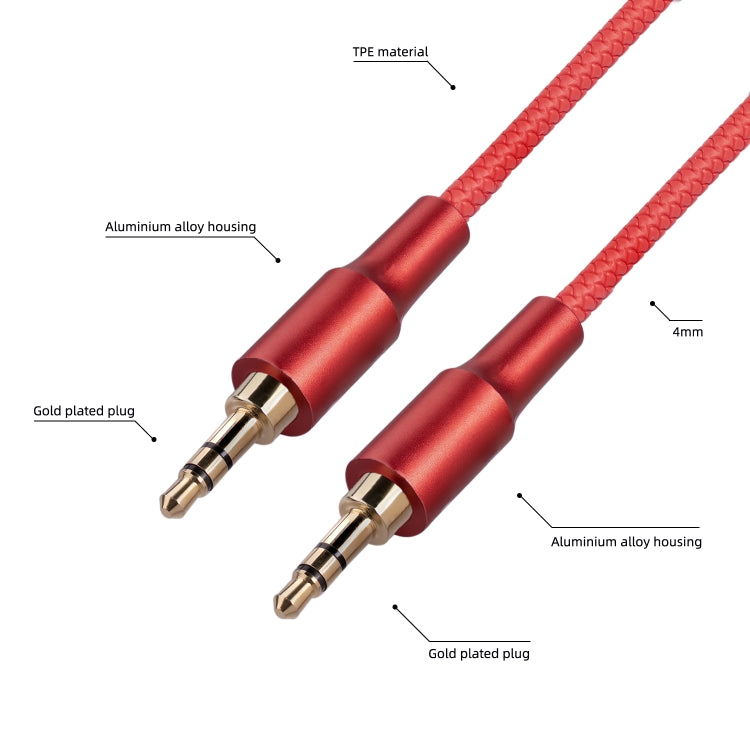 2130 3.5mm Male to 3.5mm Male Audio Cable, Length: 1m