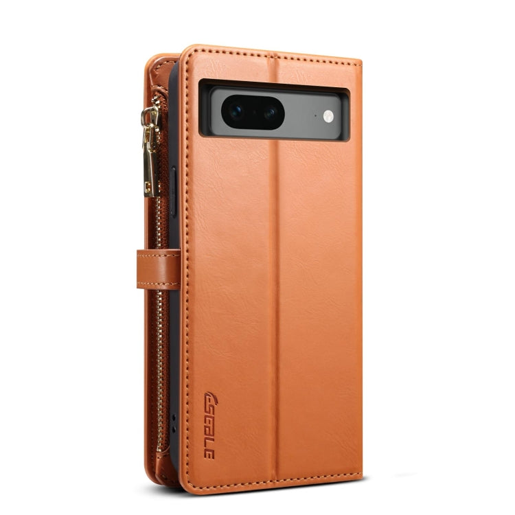 For Google Pixel 7 5G ESEBLE Star Series Lanyard Zipper Wallet RFID Leather Case