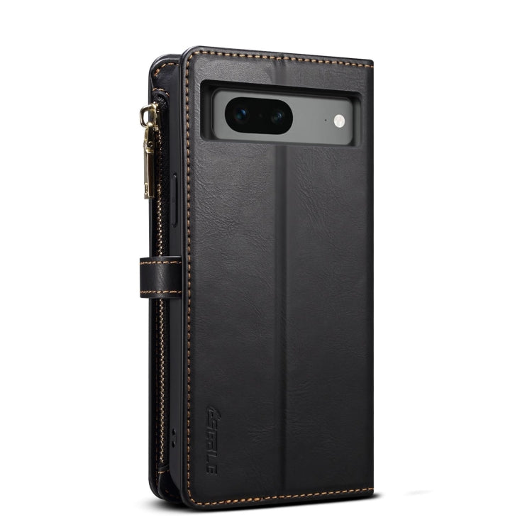 For Google Pixel 7 5G ESEBLE Star Series Lanyard Zipper Wallet RFID Leather Case