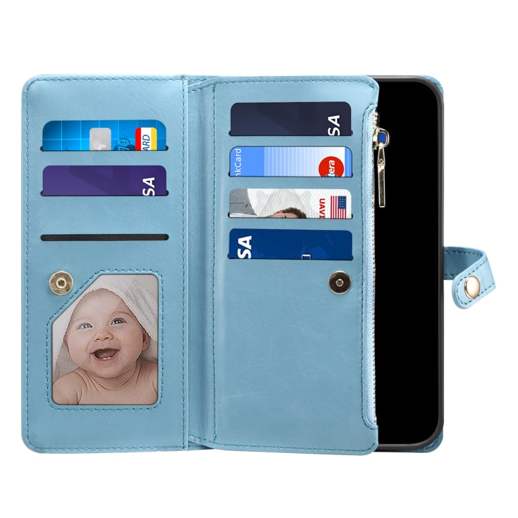 For Google Pixel 6a ESEBLE Star Series Lanyard Zipper Wallet RFID Leather Case