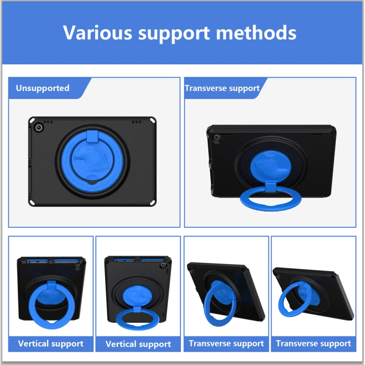 For Amazon Kindle Fire HD10 2021 EVA + PC Shockproof Tablet Case with Waterproof Frame
