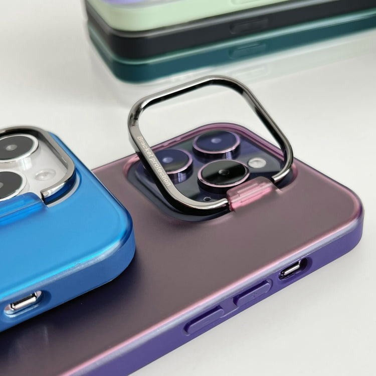 For iPhone 13 Pro Max Invisible Holder Ultra-thin PC Phone Case