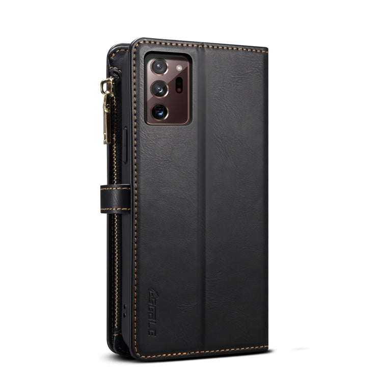 For Samsung Galaxy Note20 Ultra ESEBLE Star Series Lanyard Zipper Wallet RFID Leather Case